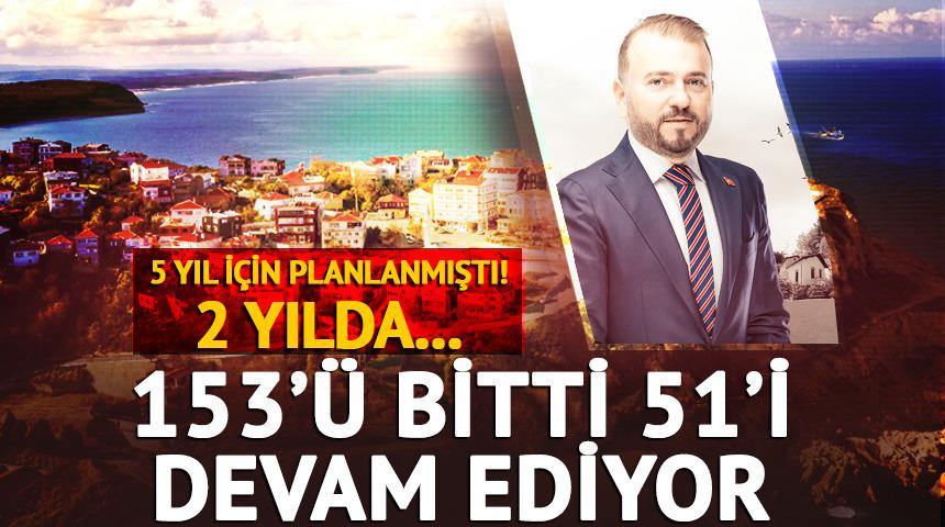Arnavutk&ouml;y&rsquo;de s&ouml;z&uuml; verilen 204 projenin 153&rsquo;&uuml; şimdiden tamamlandı