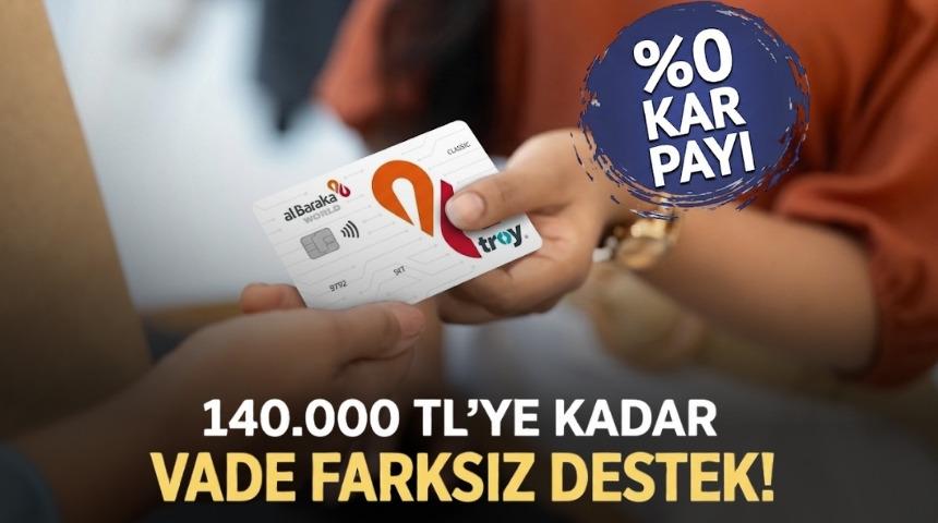 Vade Farksız 140.000 TL&rsquo;ye Varan Destek!