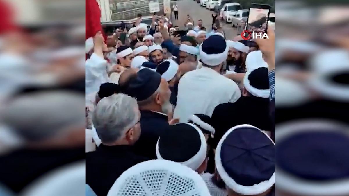 Tahliye edilen Yusuf Ziya G&uuml;m&uuml;şel e  kahraman  gibi karşılama! Tekbir sesleri y&uuml;kseldi 2