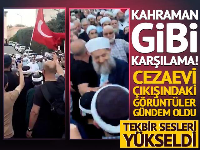 Tahliye edilen Yusuf Ziya G&uuml;m&uuml;şel'e 'kahraman' gibi karşılama!