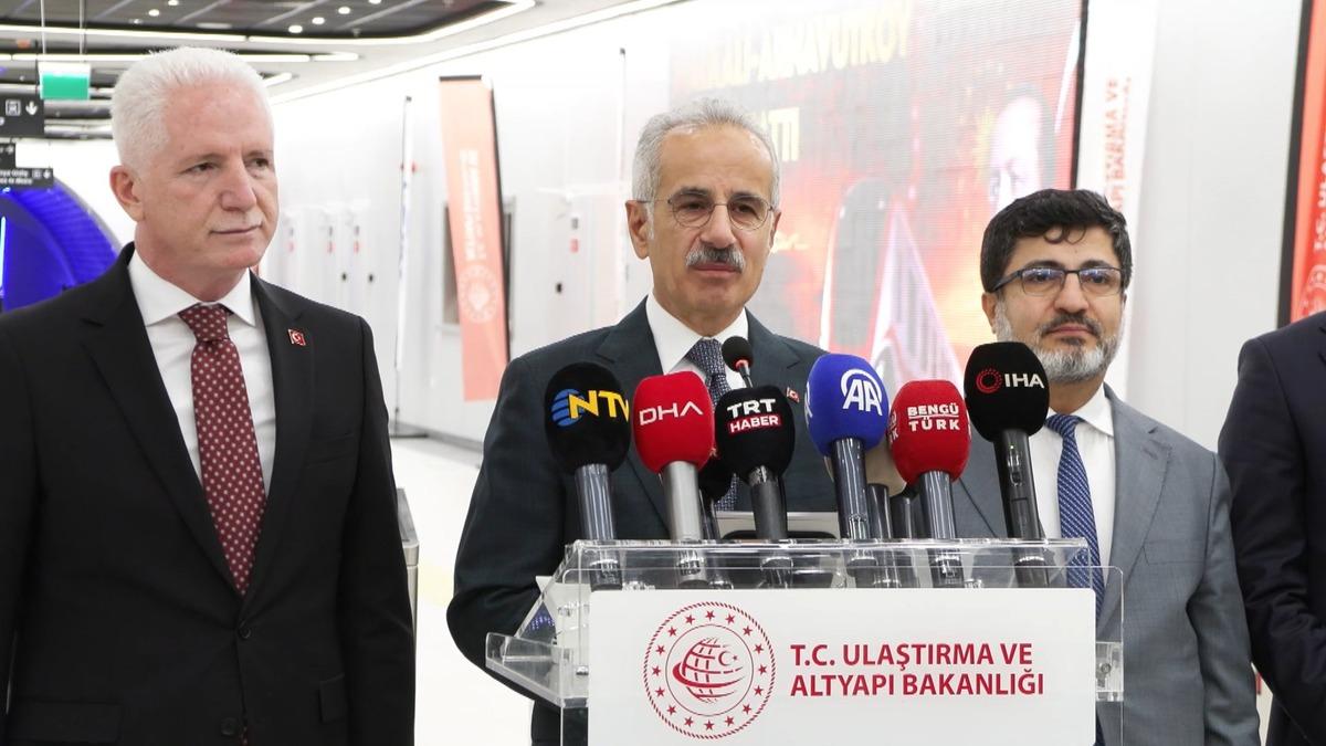 İstanbul da yeni metro hattı yarın hizmete giriyor! Bakan Uraloğlu duyurdu: Mesafe 30 dakikaya düşecek 5
