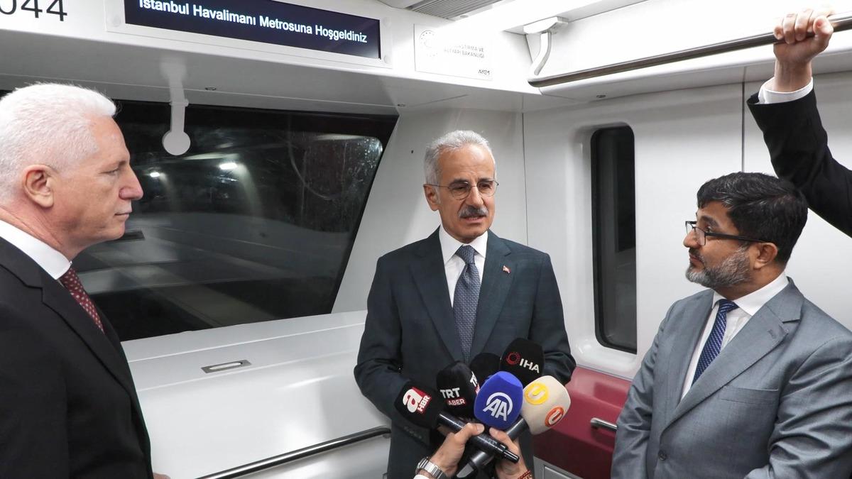 İstanbul da yeni metro hattı yarın hizmete giriyor! Bakan Uraloğlu duyurdu: Mesafe 30 dakikaya düşecek 1
