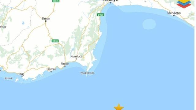 Antalya’da 3.5 büyüklüğünde deprem