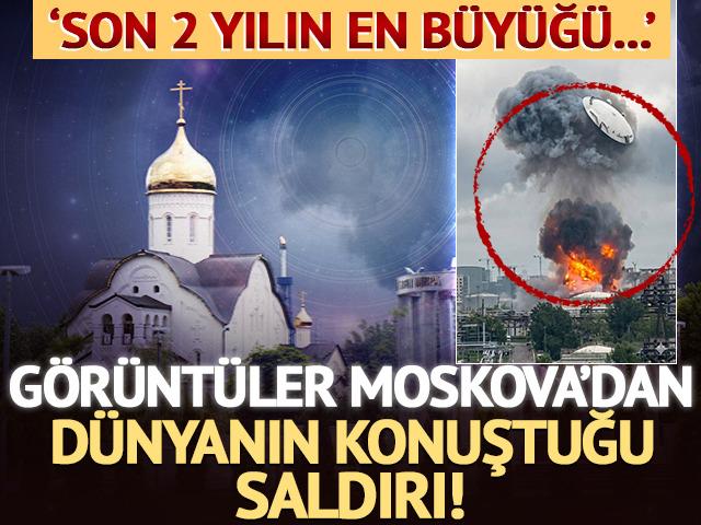 Ukrayna Moskova'yı hedef aldı! Petrol rafinerisinde b&uuml;y&uuml;k yangın: 'Son 2 yılın en b&uuml;y&uuml;ğ&uuml;...'