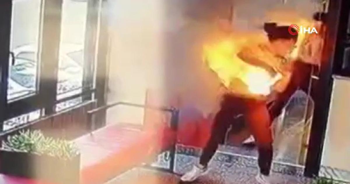 Şarj cihazı alev topuna dönüştü! Talihsiz kadın alevler içinde kaldı 5
