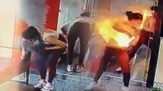 Şarj cihazı alev topuna dönüştü! Talihsiz kadın alevler içinde kaldı