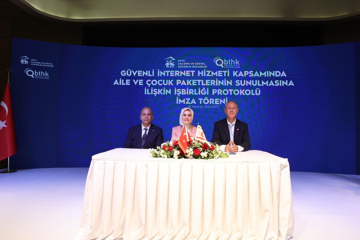 Aile ve Sosyal Hizmetler Bakanı G&ouml;ktaş, KKTC de d&uuml;zenlenen sempozyumun a&ccedil;ılışında konuştu 8