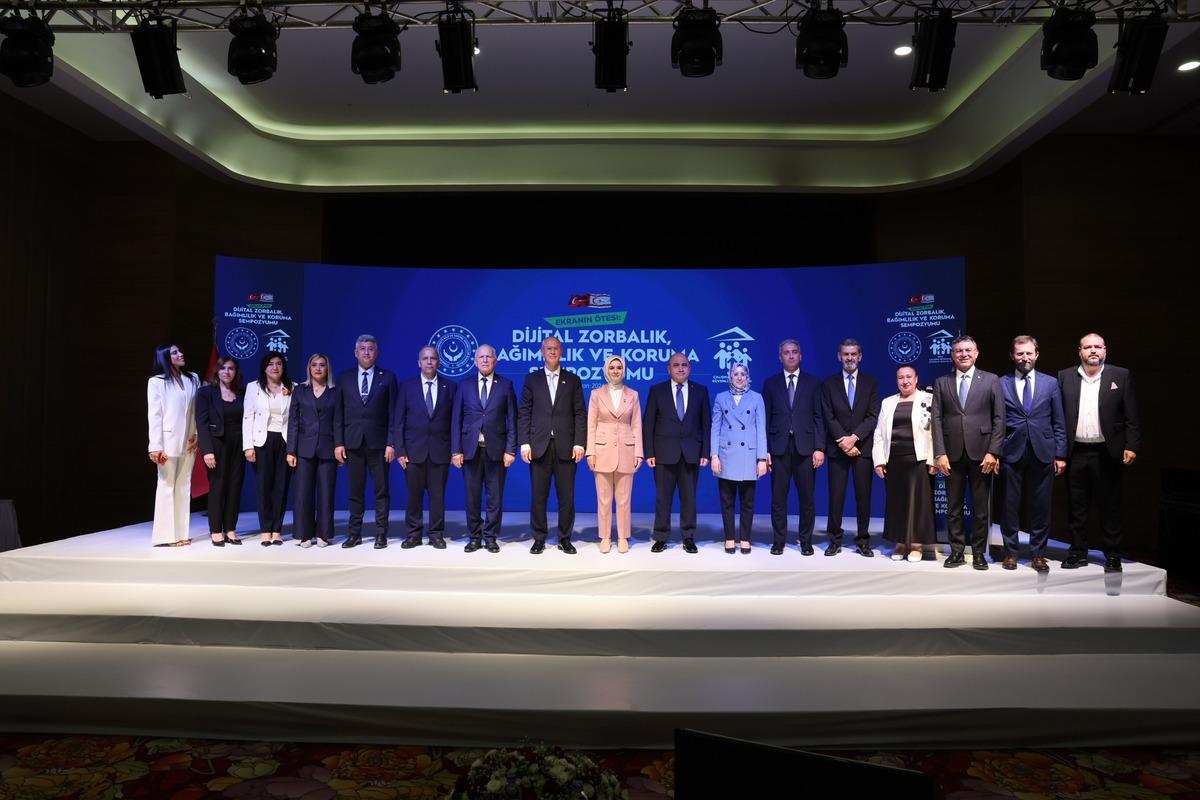 Aile ve Sosyal Hizmetler Bakanı G&ouml;ktaş, KKTC de d&uuml;zenlenen sempozyumun a&ccedil;ılışında konuştu 4