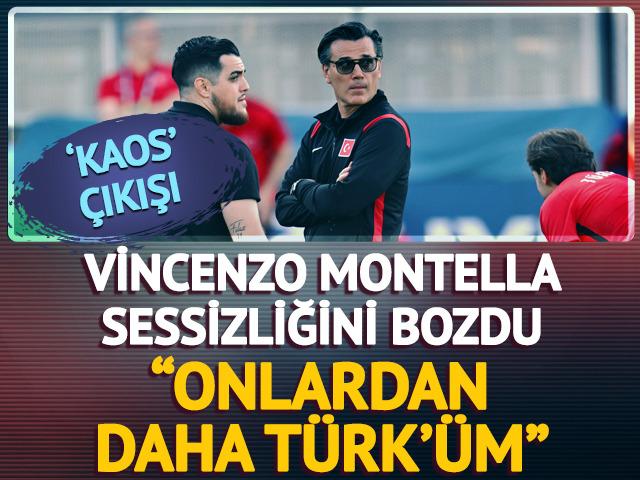 Montella'dan sert tepki: "Onlardan daha T&uuml;rk'&uuml;m"