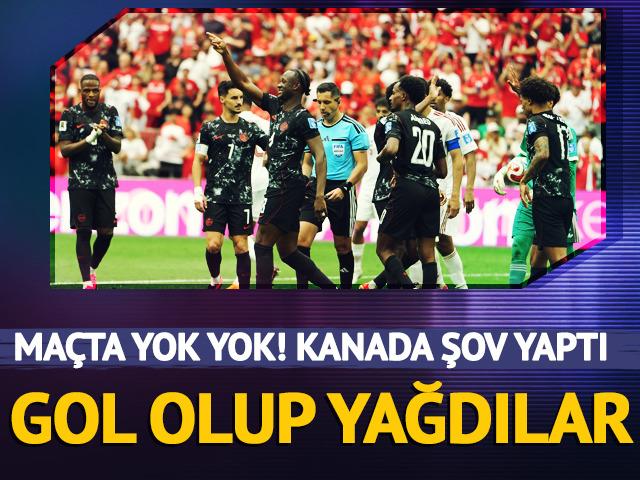 (&Ouml;zet) Kanada, Katar'a şans tanımadı! Gol olup yağdılar