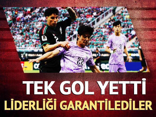 (&Ouml;zet) Meksika'ya tek gol yetti! Liderliği garantilediler
