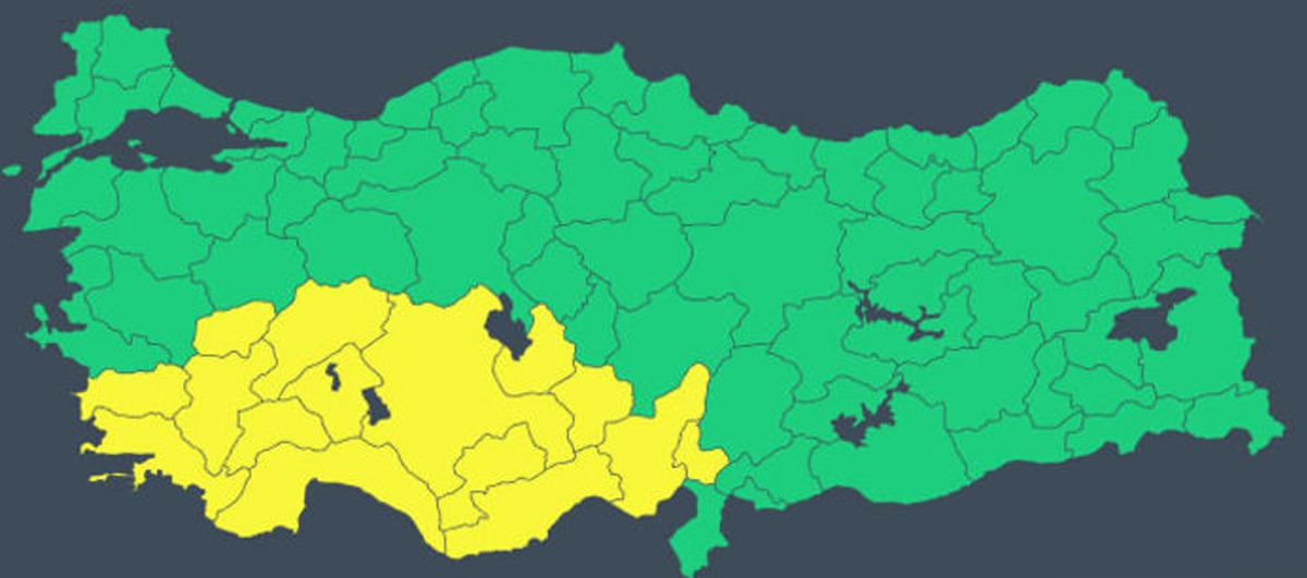 Meteoroloji saat vererek uyardı: İstanbul da sağanak, 15 il i&ccedil;in &lsquo;sarı&rsquo; alarm 3