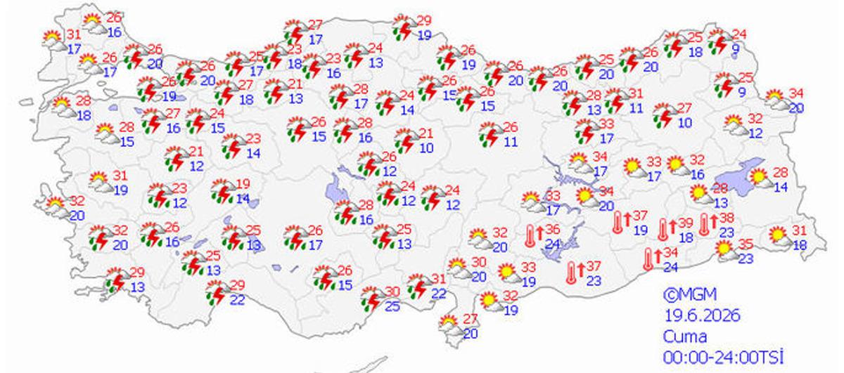 Meteoroloji saat vererek uyardı: İstanbul da sağanak, 15 il i&ccedil;in &lsquo;sarı&rsquo; alarm 2
