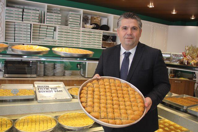 Tatlıcılardan Antep fıstığı boykotuna devam kararı