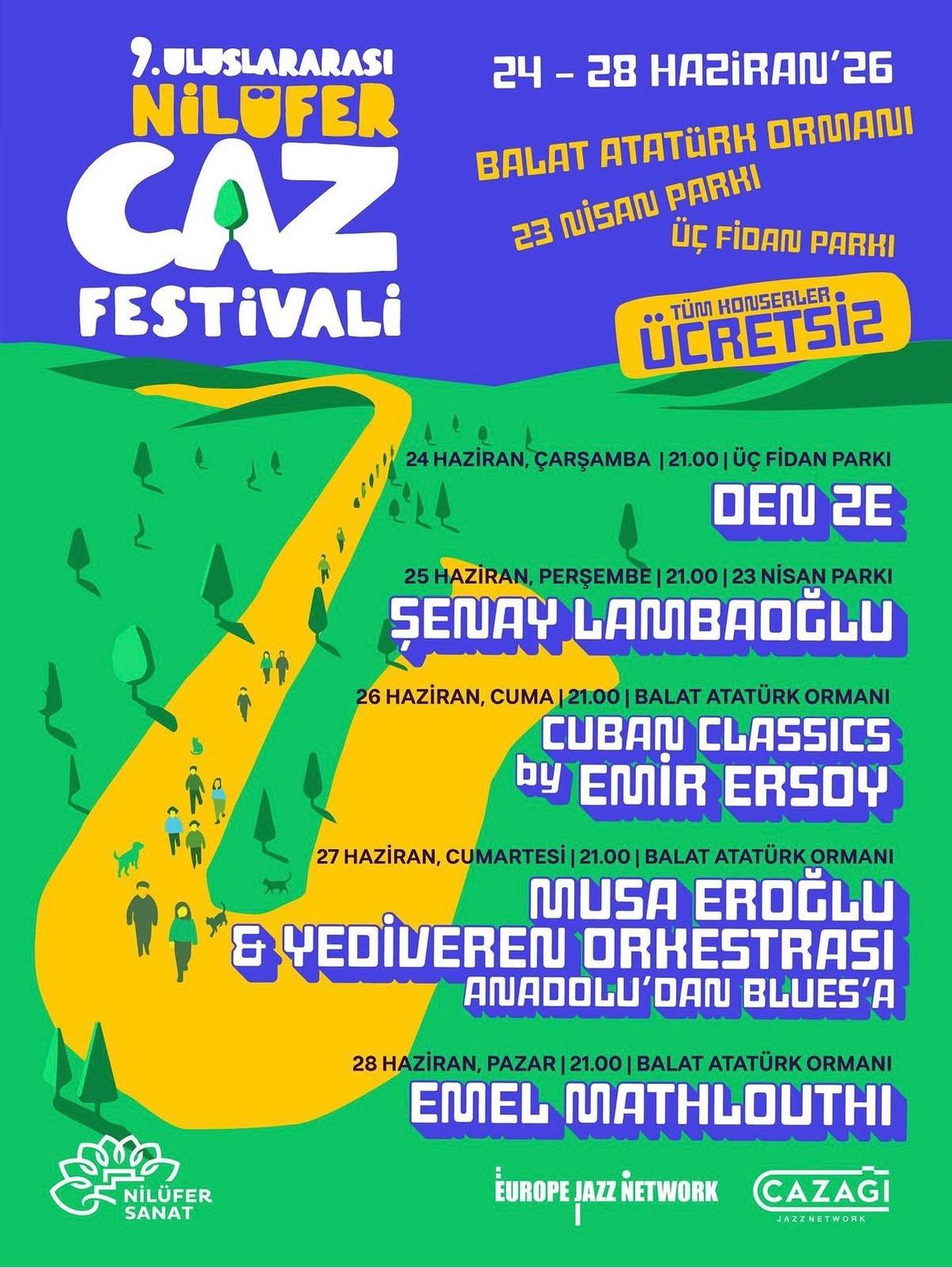 9. Uluslararası Nilüfer Caz Festivali 24–28 Haziran’da başlıyor! 3
