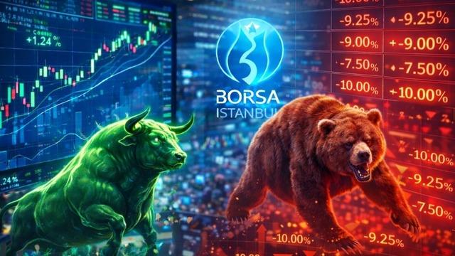 Borsada satış baskısı! İşte en &ccedil;ok y&uuml;kselen ve d&uuml;şen hisseler