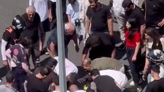 Diyarbakır’da yolun karşısına geçmeye çalışan çocuğa araç çarptı