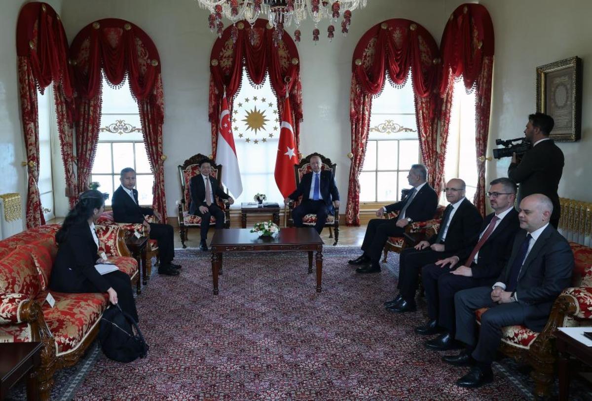 Cumhurbaşkanı Erdoğan, Singapur Başbakanı Lawrence Wong u kabul etti 2