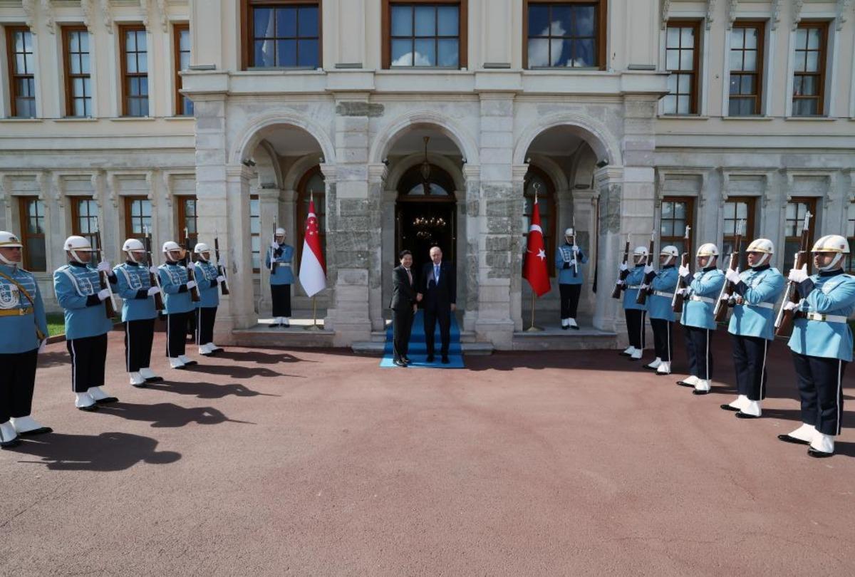 Cumhurbaşkanı Erdoğan, Singapur Başbakanı Lawrence Wong u kabul etti 3