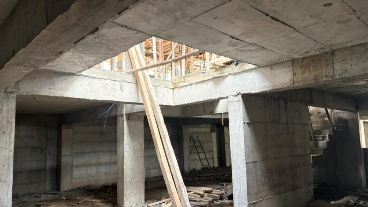 Kütahya da inşaatta iskele çöktü: 4 işçi yaralandı 1