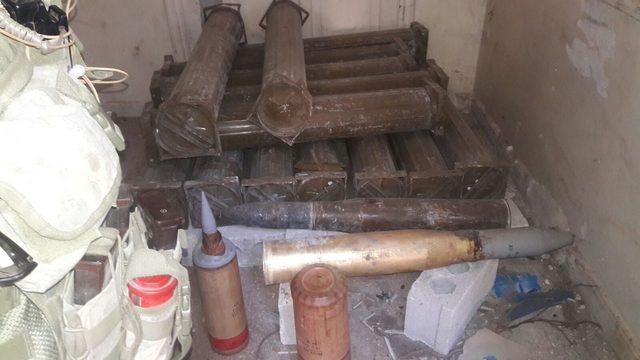 TSK, Afrin'de mühimmat deposu tespit etti