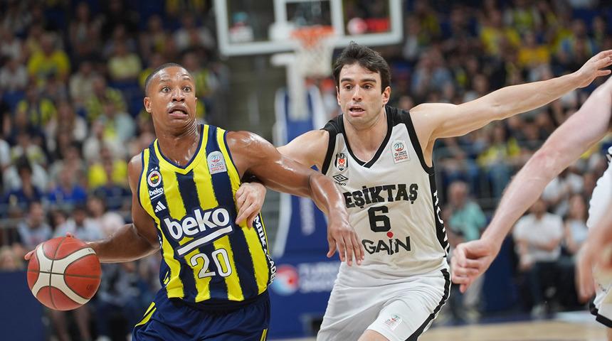 Beşiktaş'ı yenen Fenerbah&ccedil;e Beko, T&uuml;rkiye Basketbol Ligi'nde şampiyon!