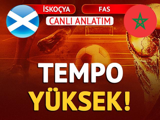 CANLI | İsko&ccedil;ya - Fas Canlı Ma&ccedil; Anlatımı