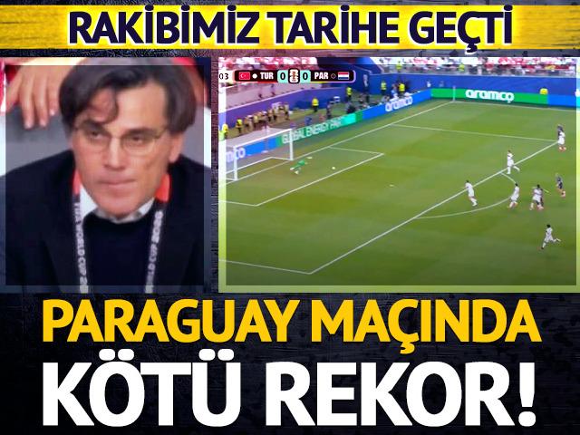 T&uuml;rkiye'ye 64. saniyede soğuk duş! Paraguay rekor kırdı