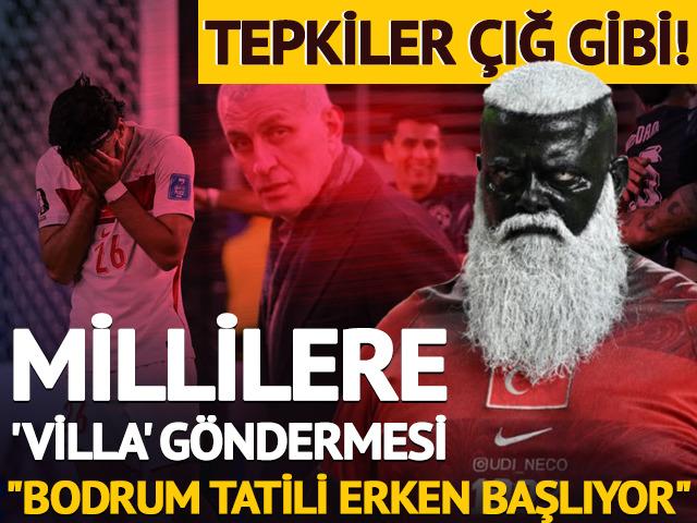 Milli futbolculara 'villa' g&ouml;ndermesi: "Bodrum tatili erken başladı"