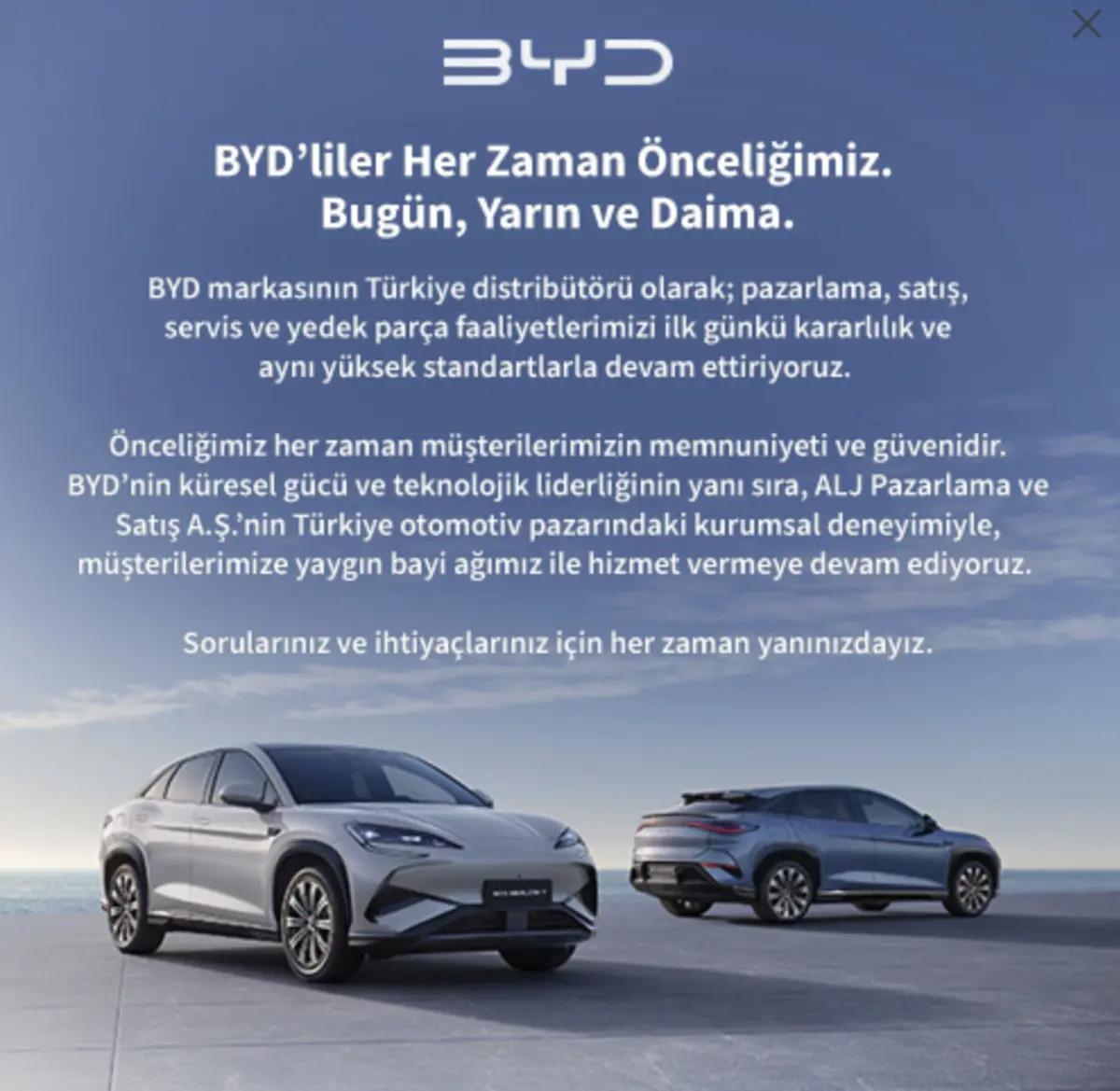 Türkiye ye fabrika kurmaktan vazgeçmişti! BYD den açıklama geldi 2