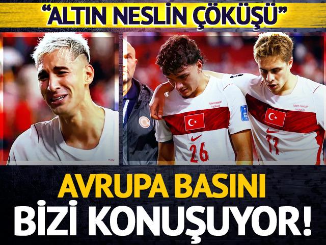 D&uuml;nya basını T&uuml;rkiye'nin vedasını manşetlere taşıdı: "Altın neslin &ccedil;&ouml;k&uuml;ş&uuml;..."
