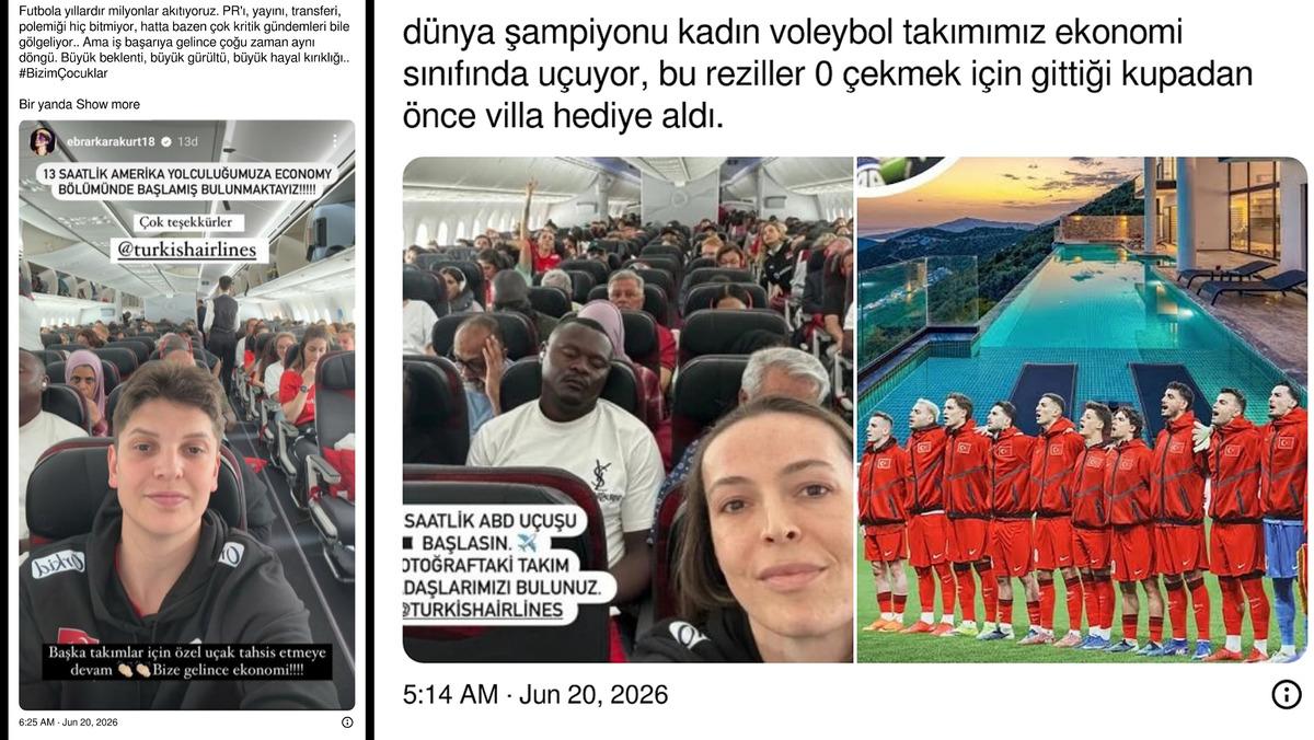 Milli Takım’ın vedası sonrası eski defterler açıldı: Futbolculara villa, "Filenin Sultanları"na ekonomi sınıfı... 2