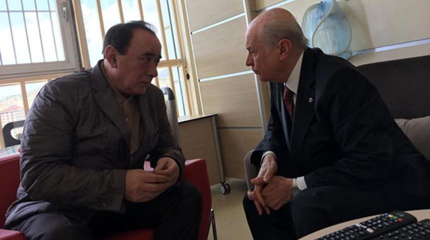 Devlet Bah&ccedil;eli Alaattin &Ccedil;akıcı'yi ziyaret etti