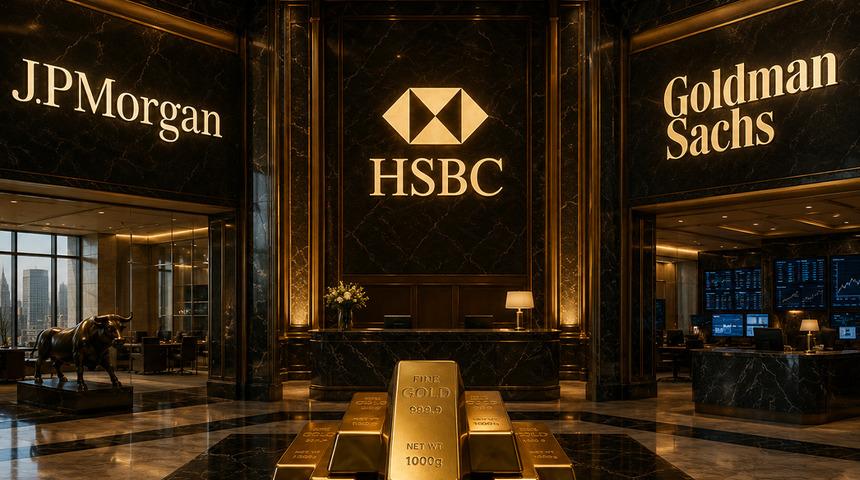 Altın yatırımcısına b&uuml;y&uuml;k şok!  &Uuml;&ccedil; b&uuml;y&uuml;k banka tahminlerini peş peşe d&uuml;ş&uuml;rd&uuml;