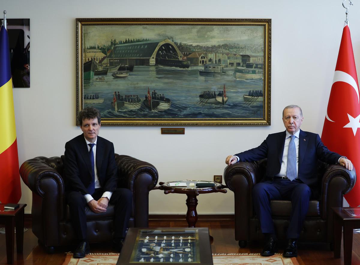 Cumhurbaşkanı Erdoğan, Romanya Cumhurbaşkanı Nicuşor Daniel Dan ile g&ouml;r&uuml;şt&uuml; 1