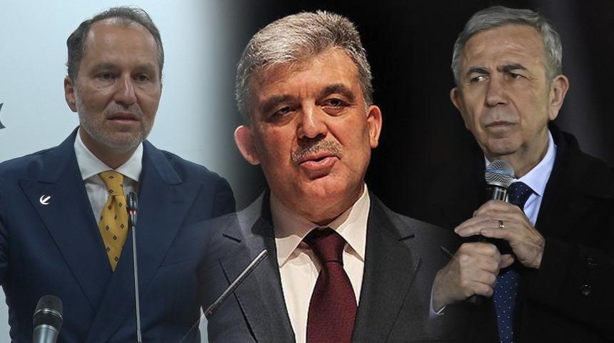 Abdullah G&uuml;l'l&uuml; fotoğraftan sonra adaylık &ccedil;ıkışı: Erbakan, Mansur Yavaş'ı işaret etti
