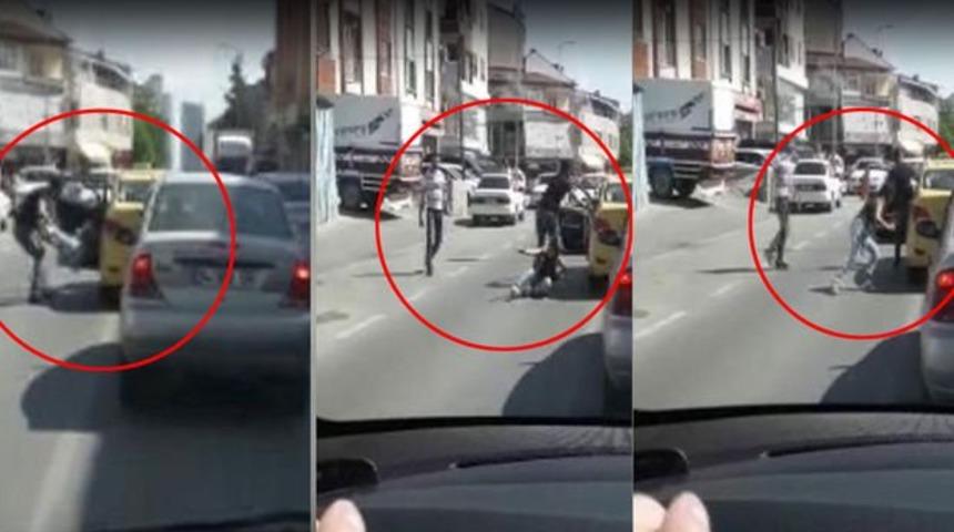 İstanbul'da kadın yolcuyu arabadan atan taksici tutuklandı