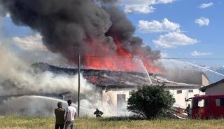 Erzincan&rsquo;da ikinci el mobilya deposunda &ccedil;ıkan yangın s&ouml;nd&uuml;r&uuml;ld&uuml;
