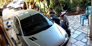 Fethiye'deki komşu dehşeti kamerada