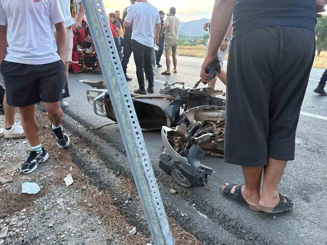 Marmaris-Dat&ccedil;a yolunda kaza: 1 yaralı 1