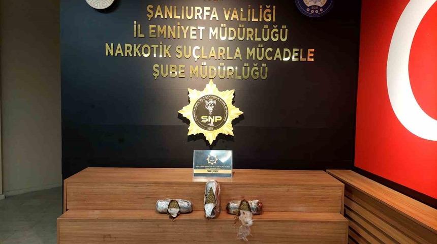 Şanlıurfa&rsquo;da uyuşturucu operasyonu: 1 tutuklama