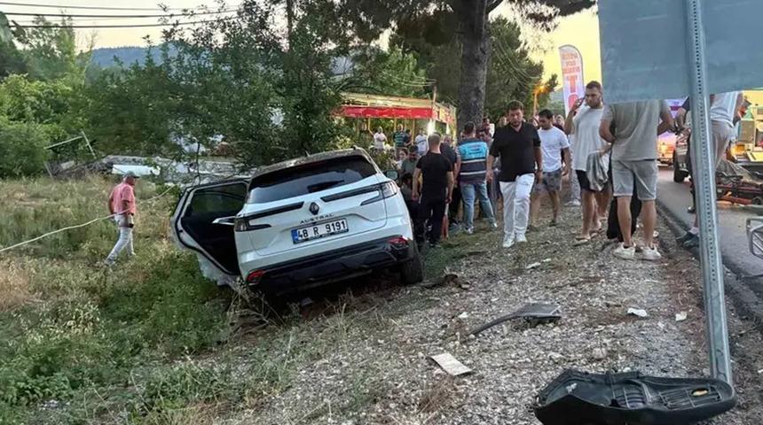 Marmaris-Dat&ccedil;a yolunda kaza: 1 yaralı