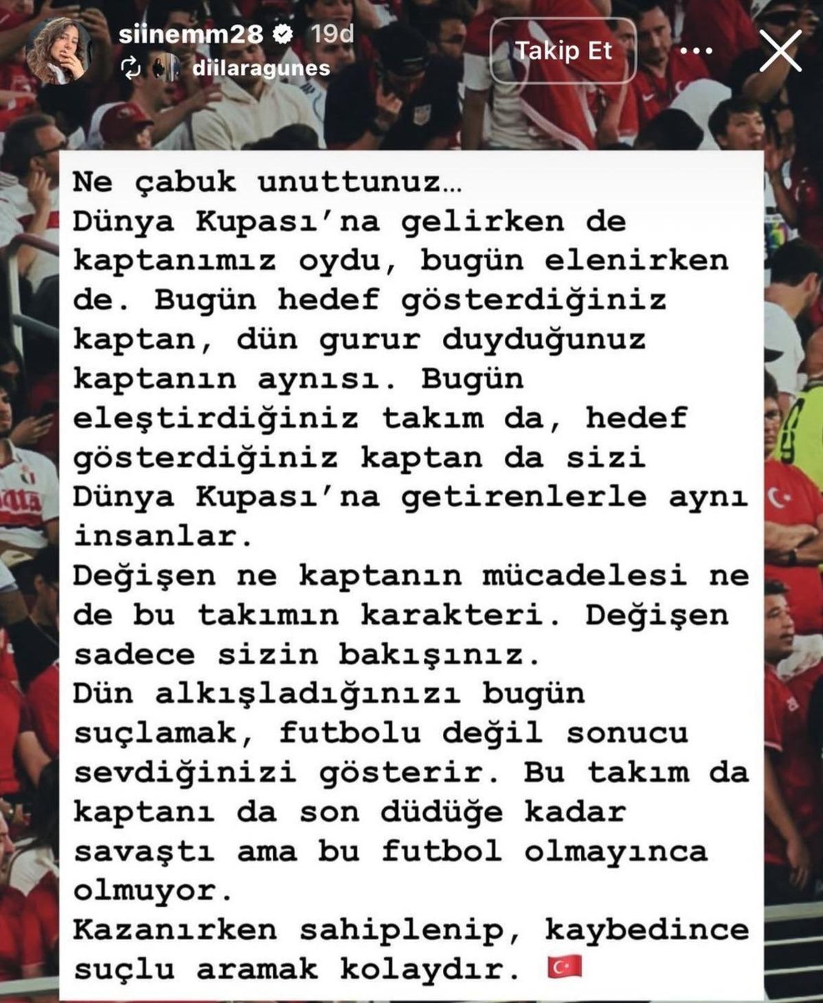 Hakan Çalhanoğlu nun eşinden zehir zemberek açıklama! 1