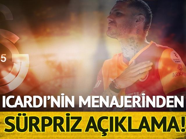 Galatasaray'da Icardi bilmecesi s&uuml;r&uuml;yor! Menajerinden flaş s&ouml;zler