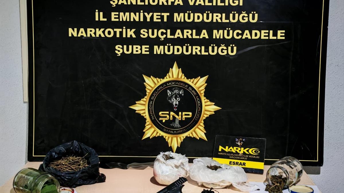 Şanlıurfa'da uyuşturucu operasyonları... 5 zanlı yakalandı!