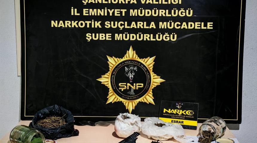 Şanlıurfa'da uyuşturucu operasyonları... 5 zanlı yakalandı!
