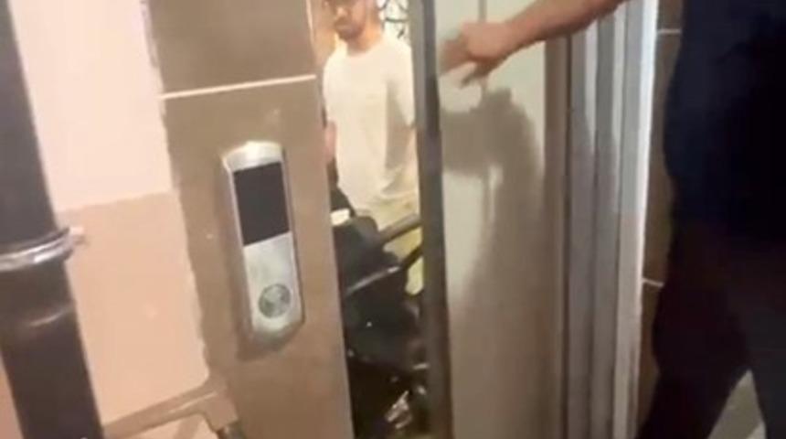 Asans&ouml;rde mahsur kalan &ouml;ğrenciyi itfaiye sınava yetiştirdi
