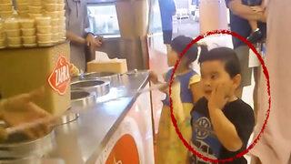 Türk dondurmacı çocuğun aklını aldı