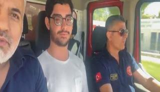 İtfaiye ekibi, asans&ouml;rde mahsur kalan &ouml;ğrenciyi kurtarıp sınava yetiştirdi