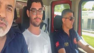 İtfaiye ekibi, asansörde mahsur kalan öğrenciyi kurtarıp sınava yetiştirdi